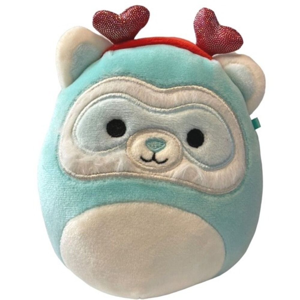 Squishmallow Anelli The Ferret 5" Plush‎ Glitter Heart Antlers Love Romance